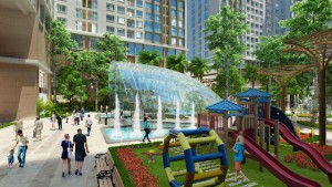 Lắp đặt mái xếp cho Chung cư Eco Green Tower Giáp Nhị - Hoàng Mai